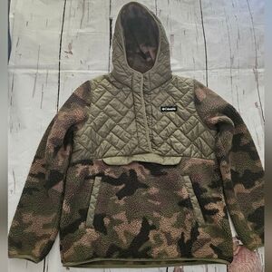Columbia Quilted Camo Jacket - Green and Brown